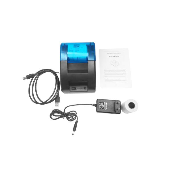 Adapter Direct Power Supply Design Black POS58B 58MM USB 2 Inch Invoice Thermal Printer