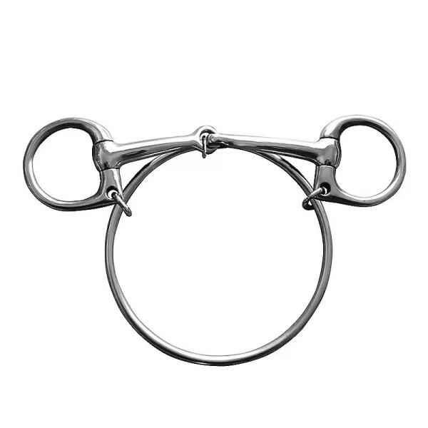 Bits de boca de cavalo para equipamento equestre e jogo de corrida de cavalo em aço inoxidável