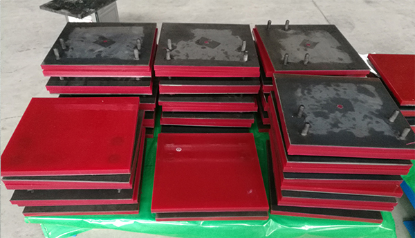 Конвейер 80 берег стальной металлической задней полиуретановой носить линейку облицовки