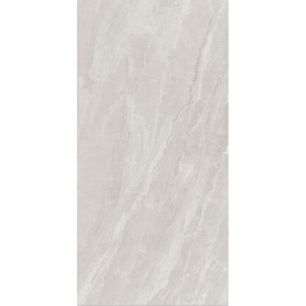 75*150cm Indoor Bathroom Big Size Polished Glazed Ceramic Light Grey Color Floor Tile