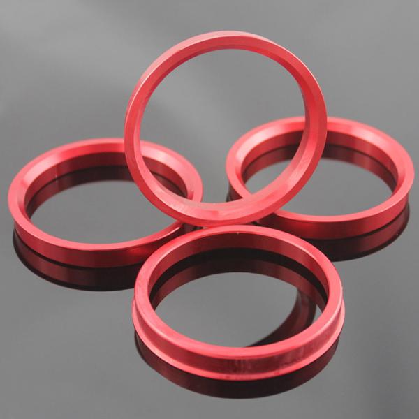 CNC Machined Super Thin Aluminum Hub Ring With Anodize Coatings For Wheel Tuning