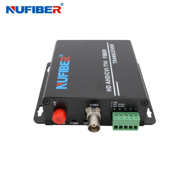 1080P Digital Fiber Video Converter 1channel Video with RS485 Data Single Fiber Single Mode 1310nm/1550nm FC Connector