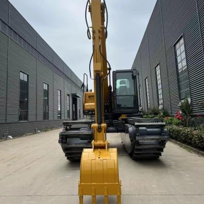 6-50t Amphibious Excavator Undercarriage Floating For Marshy Terrains
