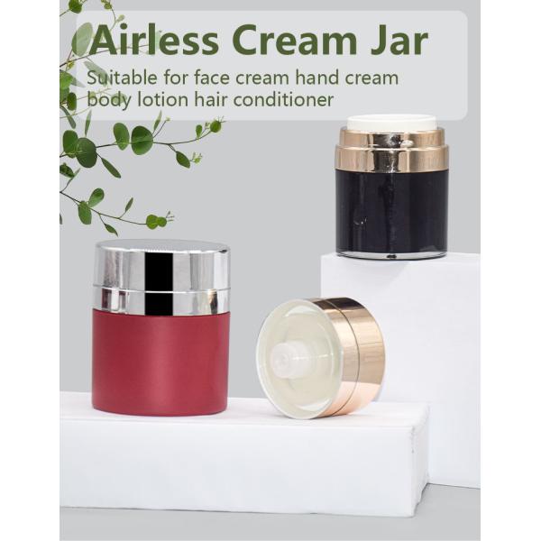 Косметическая акриловая безвоздушная забота кожи опарника упаковывая 50g