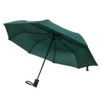RPET Pongee Windproof Travel Umbrella Auto Open Closed Metal Frame Fiberglass Ribs