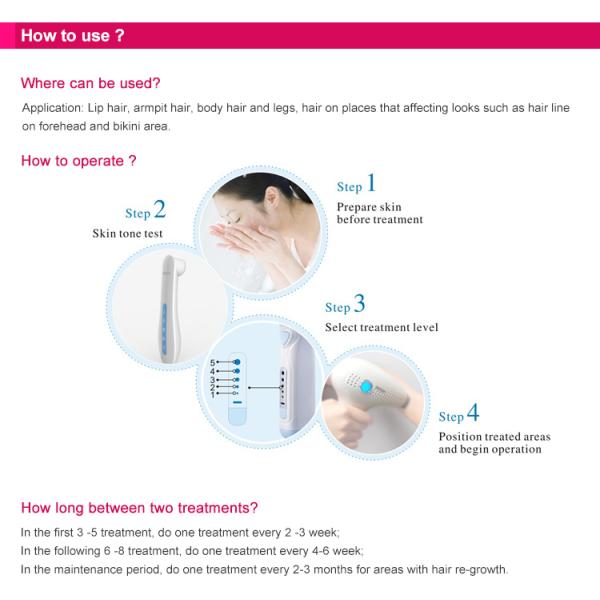 постоянная машина удаления волос 300000shots, удаление волос 3.1cm2 Deess
