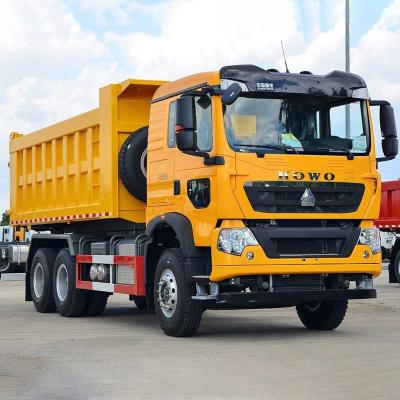 Howo Brand 6x4 Dump Truck 375 Horsepower Manual Transmission Diesel Fuel New Condition For Construction In Africa