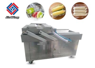 Pneumatic Vacuum Frozen Food Packaging Machine Double Chamber High Efficiency