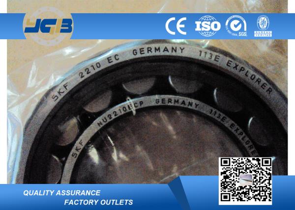 NU 2210 ECP Straight Cylinder Roller Bearing 50 Mm ID 90 Mm OD 23 Mm Width With Polyamide Cage