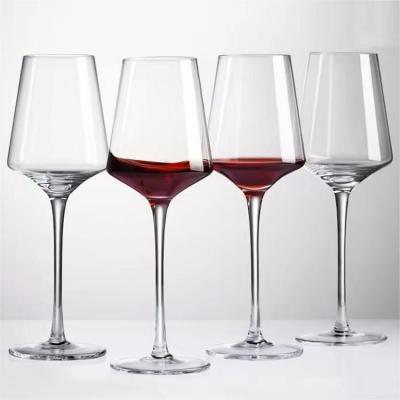 Retro Clear Crystal Red White Wine Glasses With Stem For Drinking Gifts