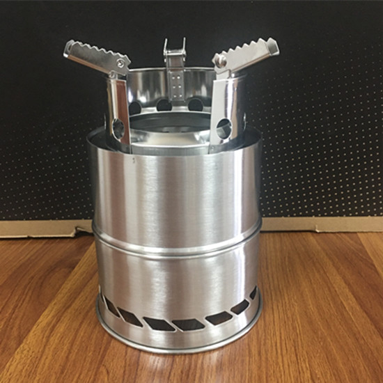Firewood Portable Outdoor Smokeless Stove Stainless Steel Backyard Bonfire Pit