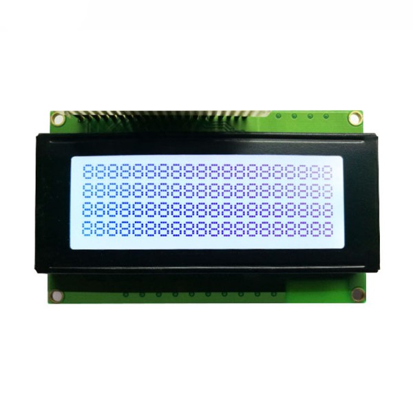 Customized White Background with Blue Text 98x60  Monochrome Fstn Mono 5.0v 4.5v 20(characters)* 4(line)  Lcd Display