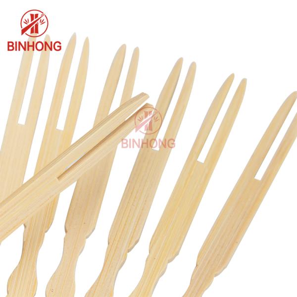 Устранимые ручки протыкальника плода Moso бамбуковые 9cm