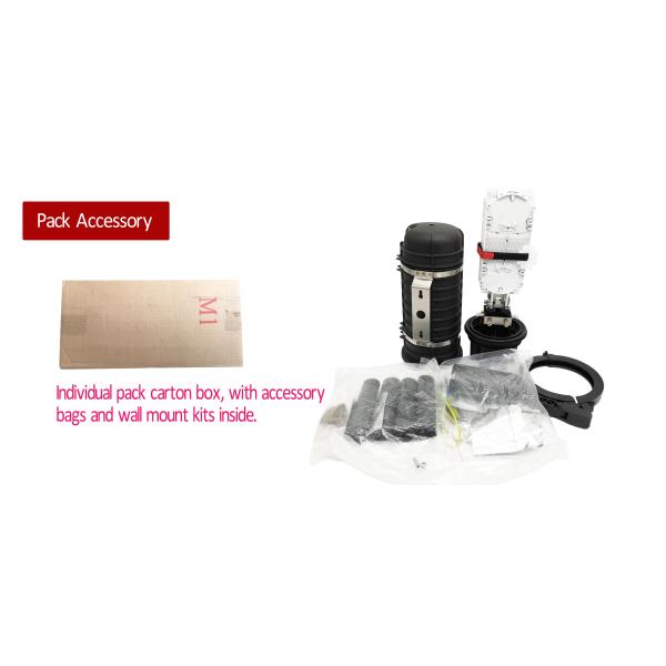 На открытом воздухе ядри совместной коробки 144 закрытия соединения оптического волокна 5 портов PP придают куполообразную форму: уплотнение сокращения жары