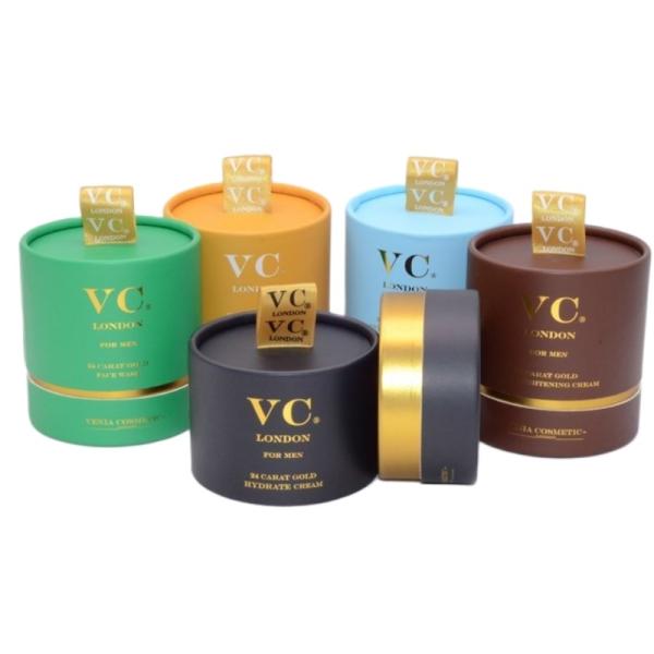 CMKY Cosmetic Paper Tube with Ribbon for Cream Perfume Packaging