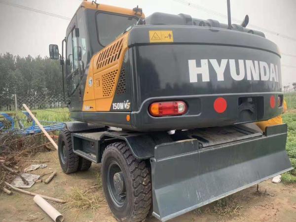 Construction Equipment 15T R150WVS Hyundai Wheeled Excavator