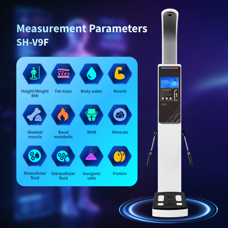 Professional Body Composition Analyzer Analyzer Health Scanner Impedance Analysis for Muscle Fat Measurement