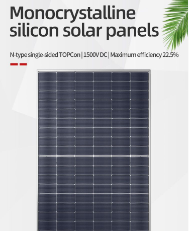 Customized 580W Max Power Mono Solar Panel with 144 Cells and IP68 Junction Box for Photovoltaic Applications