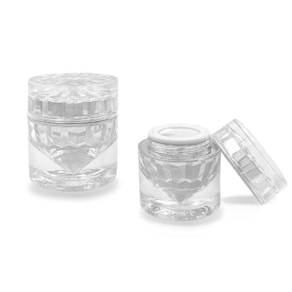 15g 30g Cosmetic Packaging Jar Airless Plastic Cream Jar With Two Sizes