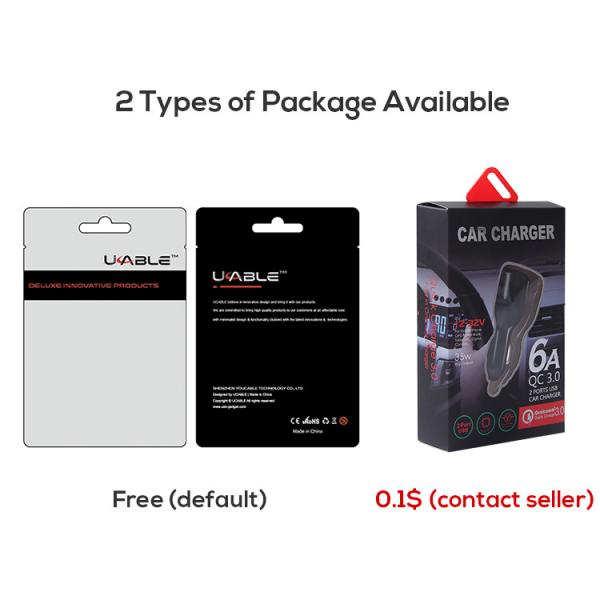 Electric Mobile Phone 12V 8CM QC 3.0 Usb Car Charger