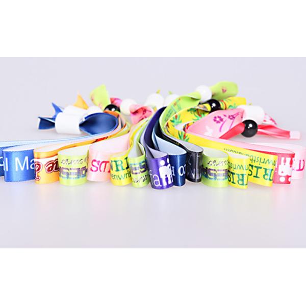 Unisex Gender Custom Cloth Wristbands Eco Friendly For Promotional Gifts
