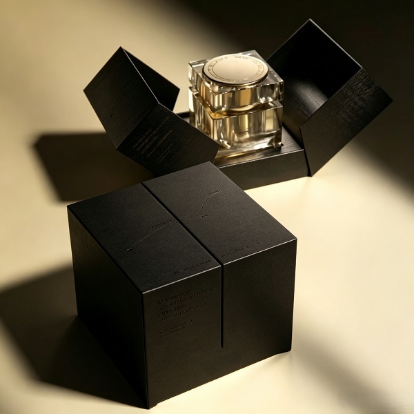 Rigid Gift Boxes With Folding Lid Structure For Luxury Perfume Packaging