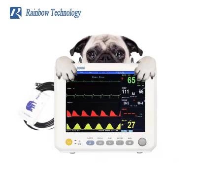 Portable Veterinary Multi parameter Monitor 8 Inch Veterinary Clinic Equipment