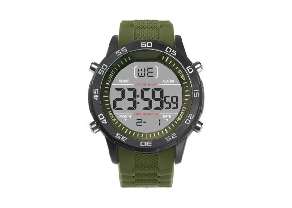 Shock Resistant Digital Plastic Sports Watch 5cm Dial Diameter With Alarm Function