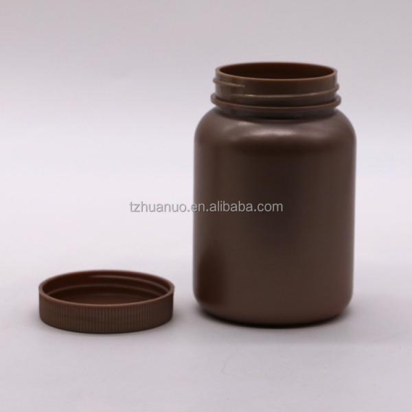 Caja de almacenamiento de medicamentos para cápsulas sólidas, soporte de suplemento para cápsulas en forma redonda de 275 ml PE