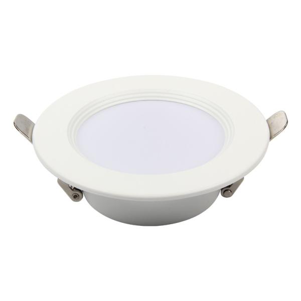 Round Aluminum Plastic Trimless Fire Rated Led Downlight OEM  4000K