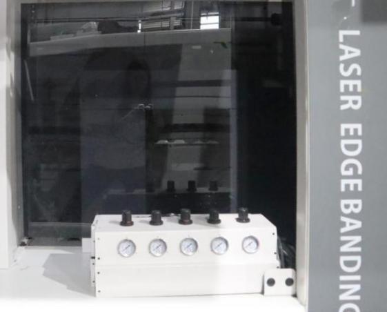 Borda Bander do sistema laser do laser S600 com PUR EVA Gluing System