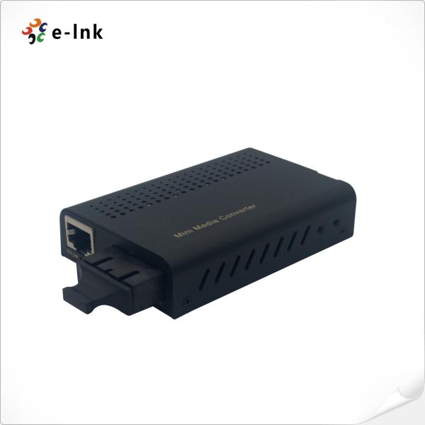 Mini 10/100Base-TX to 100Base-FX Fiber Media Converter