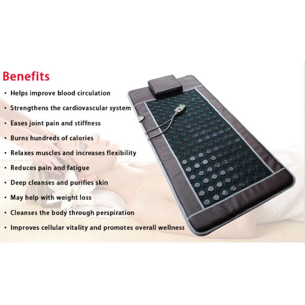 Регулируемая аметистовая нефритовая турмалиновая матрица Emf Бесплатная инфракрасная нагревательная подушка