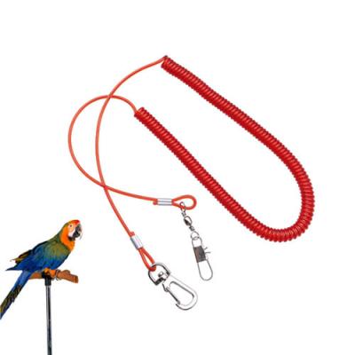 Plastic Parrot Wire Coil Lanyard