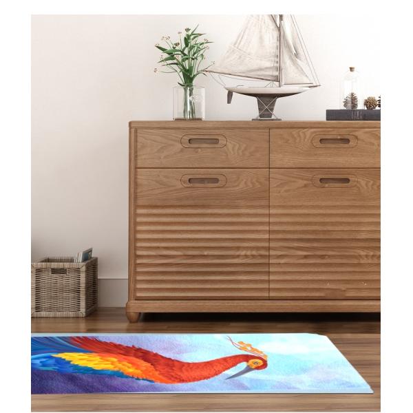 Natural Rubber Exercise Mat for Stay home workouts/ Custom Printed Yoga Mat 1.5mm