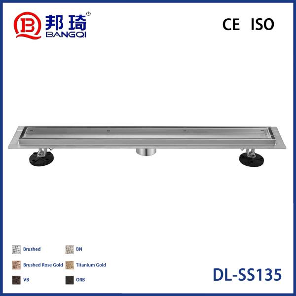 DL-SS135 Drainage de plancher en acier inoxydable européen