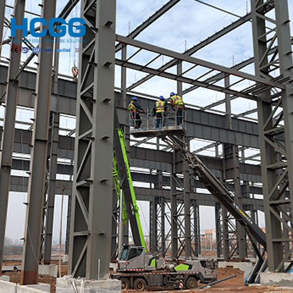 Q355B Q235B H Beam Heavy Steel Structure Building Corrosion Resistance Custom Color