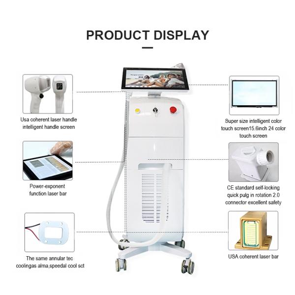 High Quality 755 810 1064 Intelligent Painless Titanium Upgrade Ice Laser Hair Device Diode Laser Hair Removal Epilation