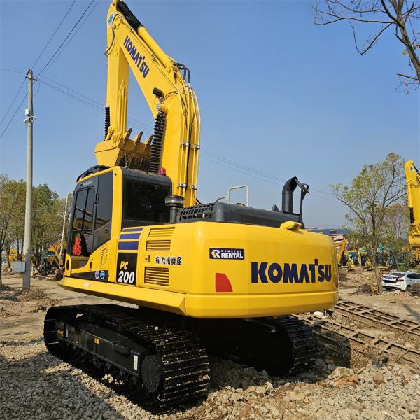 Excavateur à rampe de 20 tonnes utilisé Komatsu PC200 PC240 PC220
