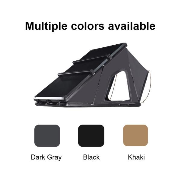 Triangle Aluminum Camping Roof Tent 1-2 Person Rooftop Tents Hard Shell