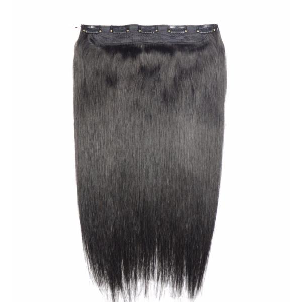 Зажим шнурка зажима длины 20инч в сальто У-подсказки Я-подсказки волос в цвете черноты 1Б расширений волос венчика волос естественном