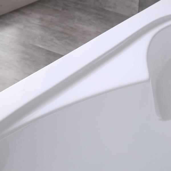 HA10 Corner Drop Simple Acrylic Bathtub with Built-in Design and Affordable Prices