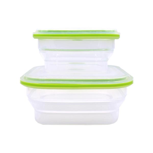 Collapsible Silicone Food Storage Boxes 500 1000ml