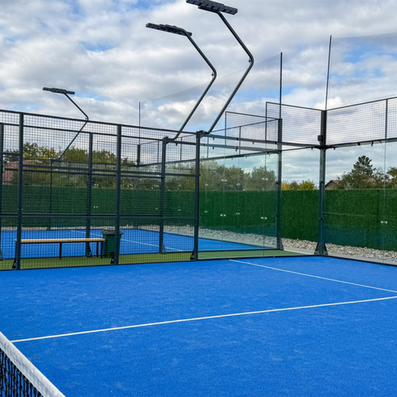 Professional Padel Court Panoramic Or Full Panoramic Padel Court Unique 20 Years Usage Life