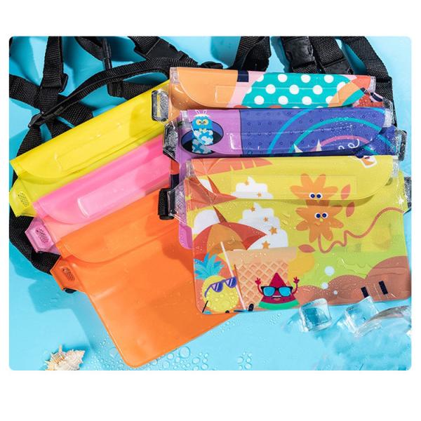 3 слоя герметизированный большой мобильный телефон водонепроницаемый чемодан скользкий провод плавающий водонепроницаемый фанни пакет ПВХ рафтинг на открытом море