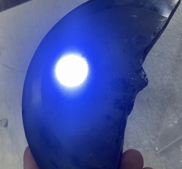 Materiais primários de cristal único SIC azul não natural para joias