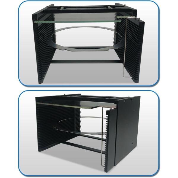 8 pulgadas de 25 ranuras de la cinta de obleas metálicas visuales usadas en la industria de tecnología de embalaje de semiconductores