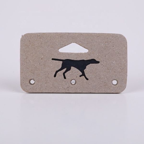 Biodegradable Cardboard Pet Hangers , Paper Hanger For Dog Rope And Collars Harness