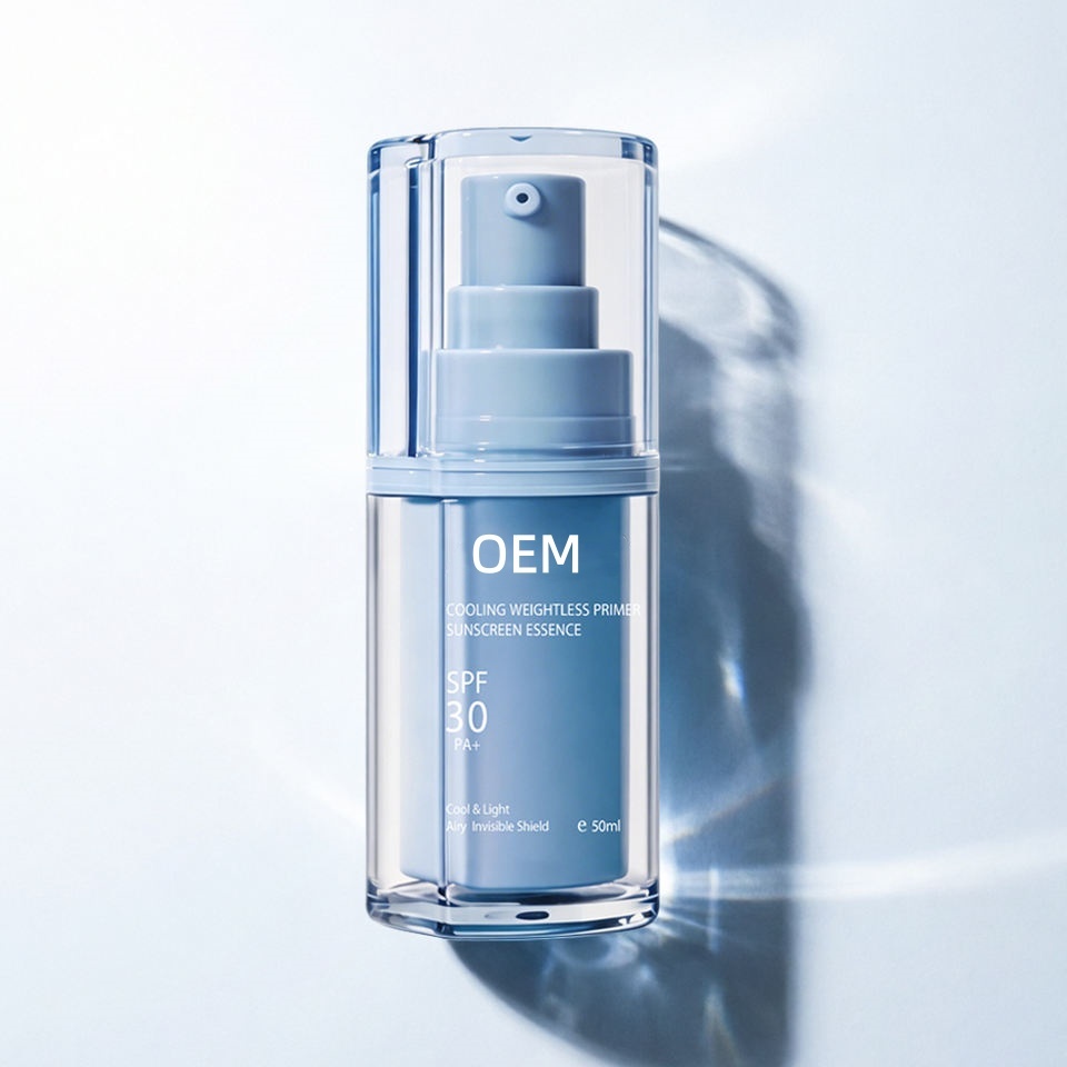OEM ODM Korean skin care facial essence enzyme sunscreen SPF 50 PA cold ultraviolet protection hyaluronic acid facial essence