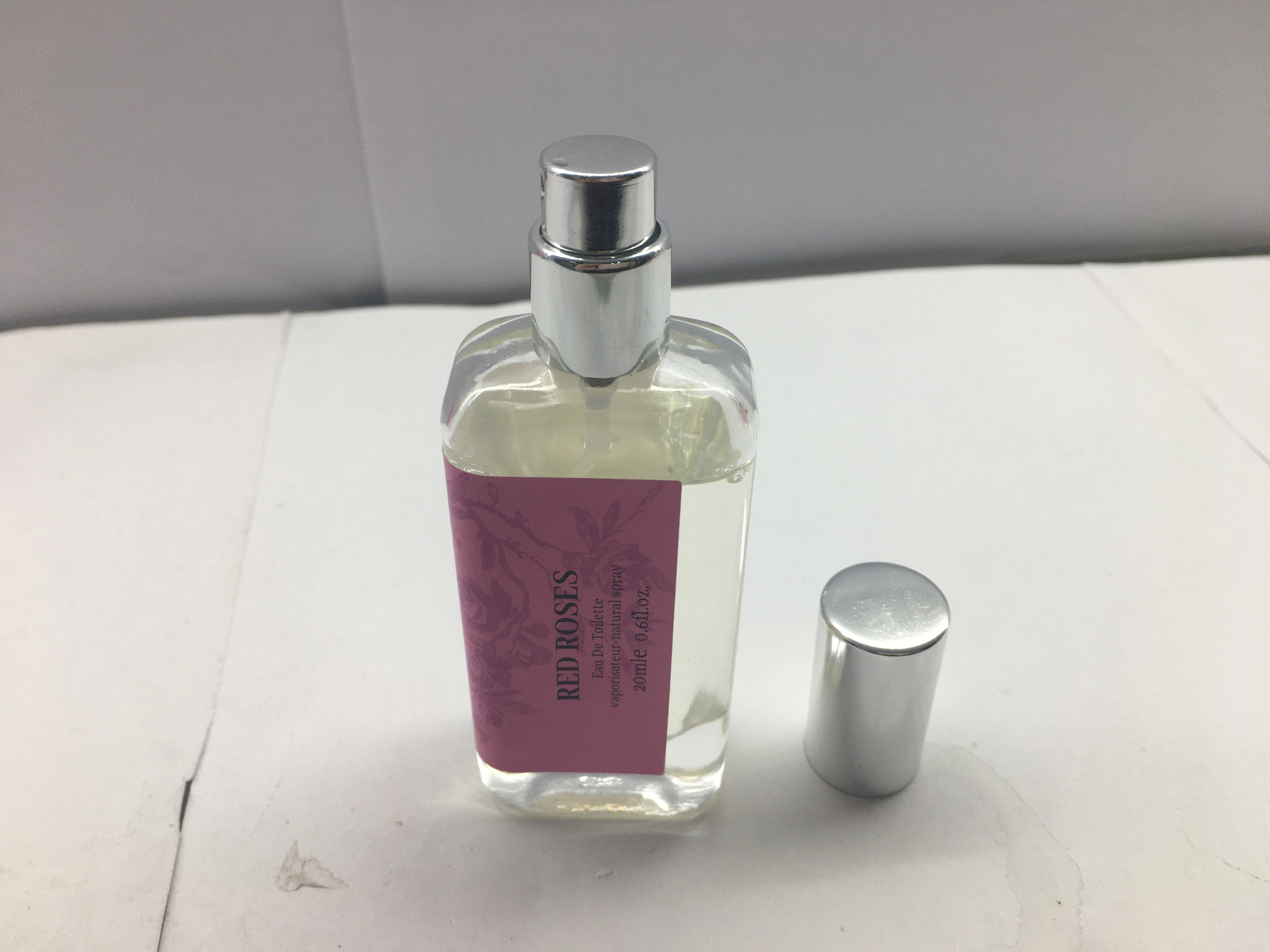 пустой стеклянный прямоугольник флакона духов 30ml формирует алюминиевый спрейер для женщины